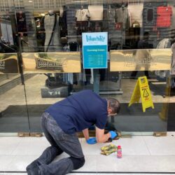 Brass Cleaning<br> Lillywhites Picadilly Circus <br>London