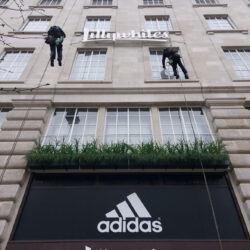 Window Cleaning via Abseil<br> Lillywhites<br> London